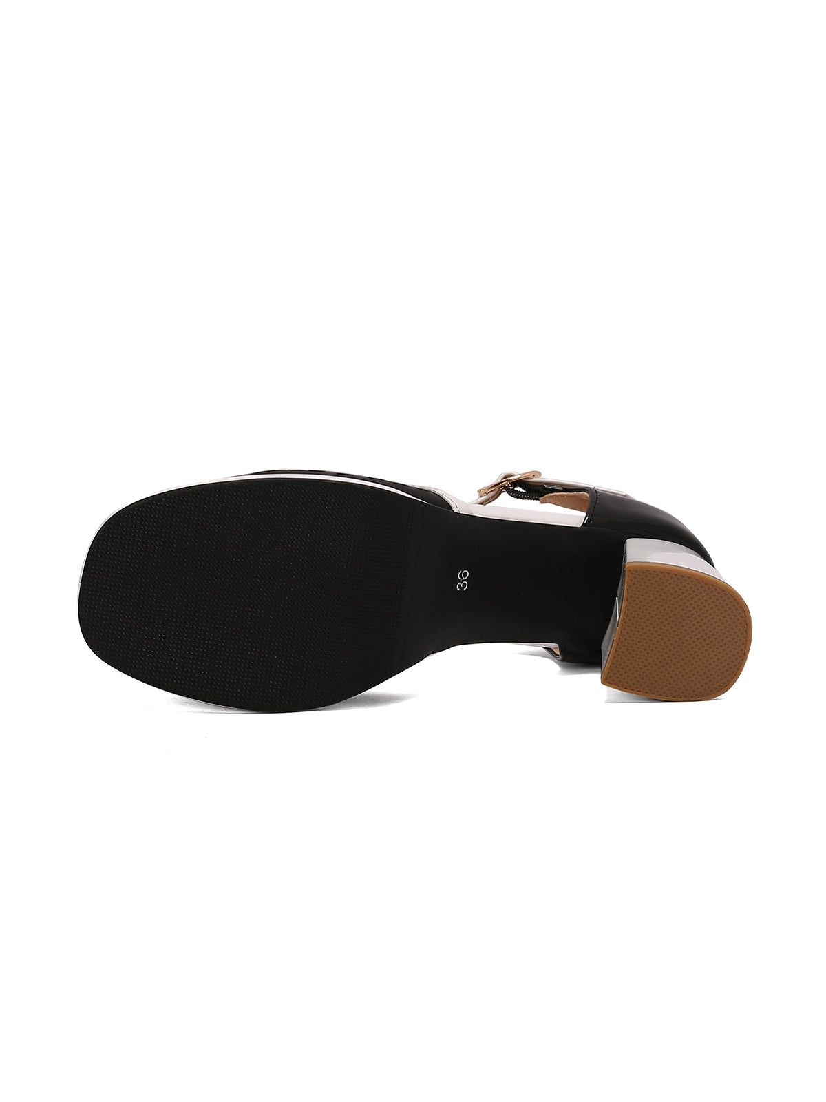 Retro Hohle klobige High Heels Schuhe