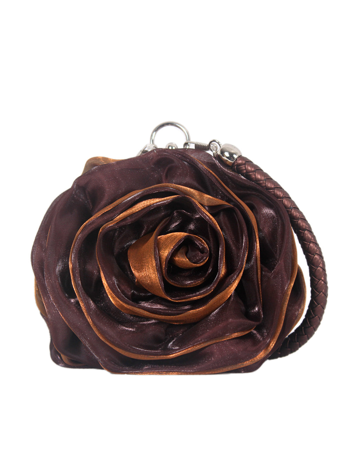 Silk 3D Flower Vintage Handbag