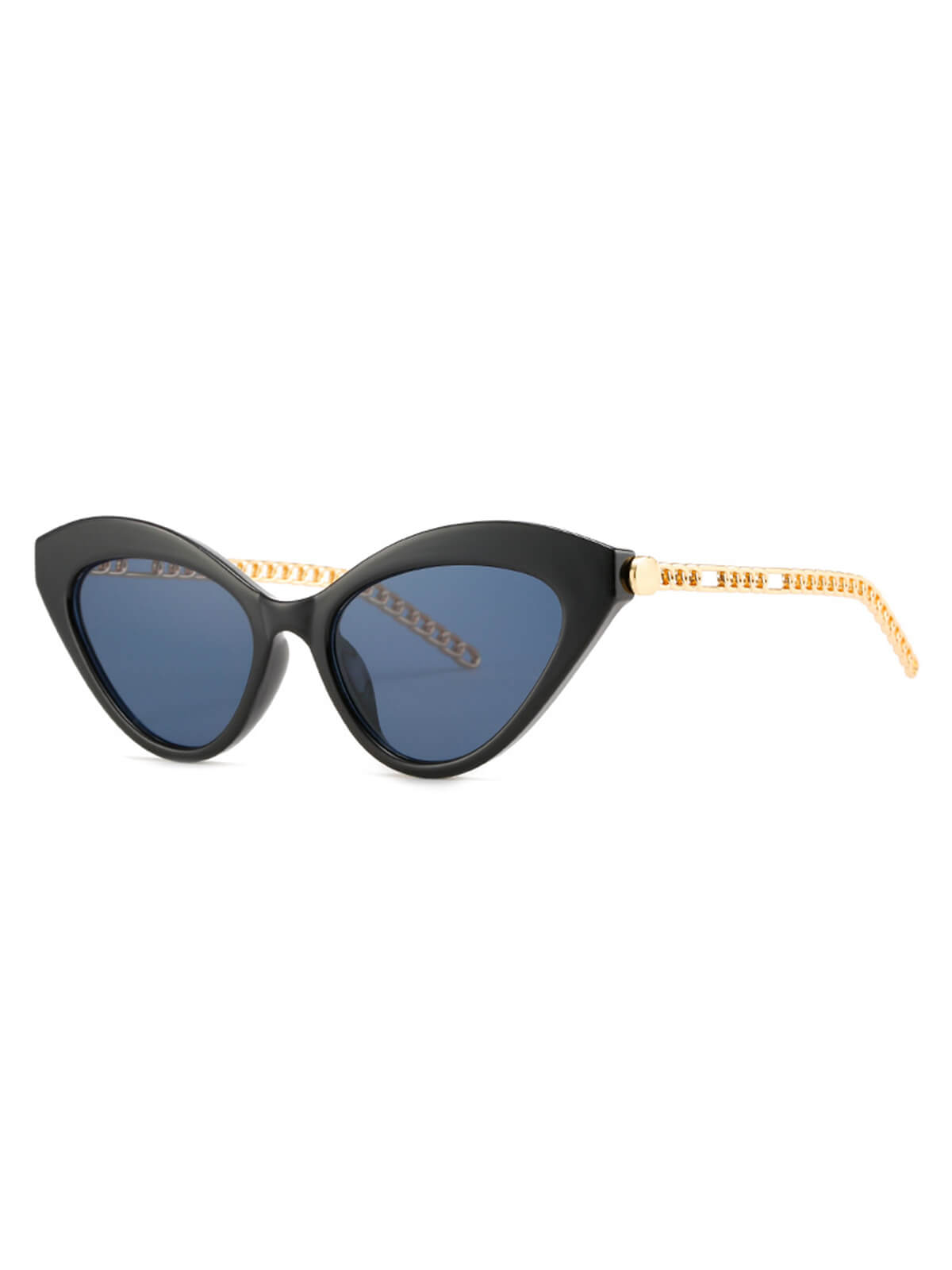 Lunettes de soleil vintage à monture géométrique et branches en alliage