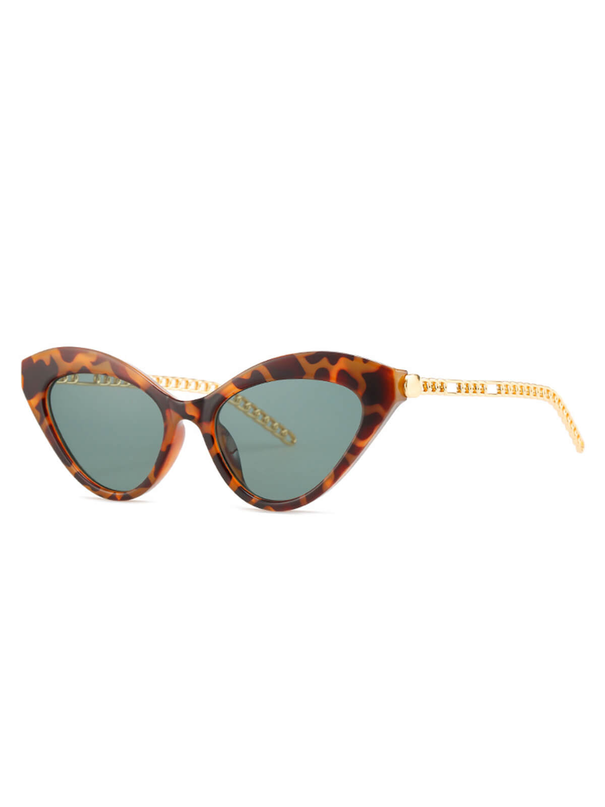 Lunettes de soleil vintage à monture géométrique et branches en alliage