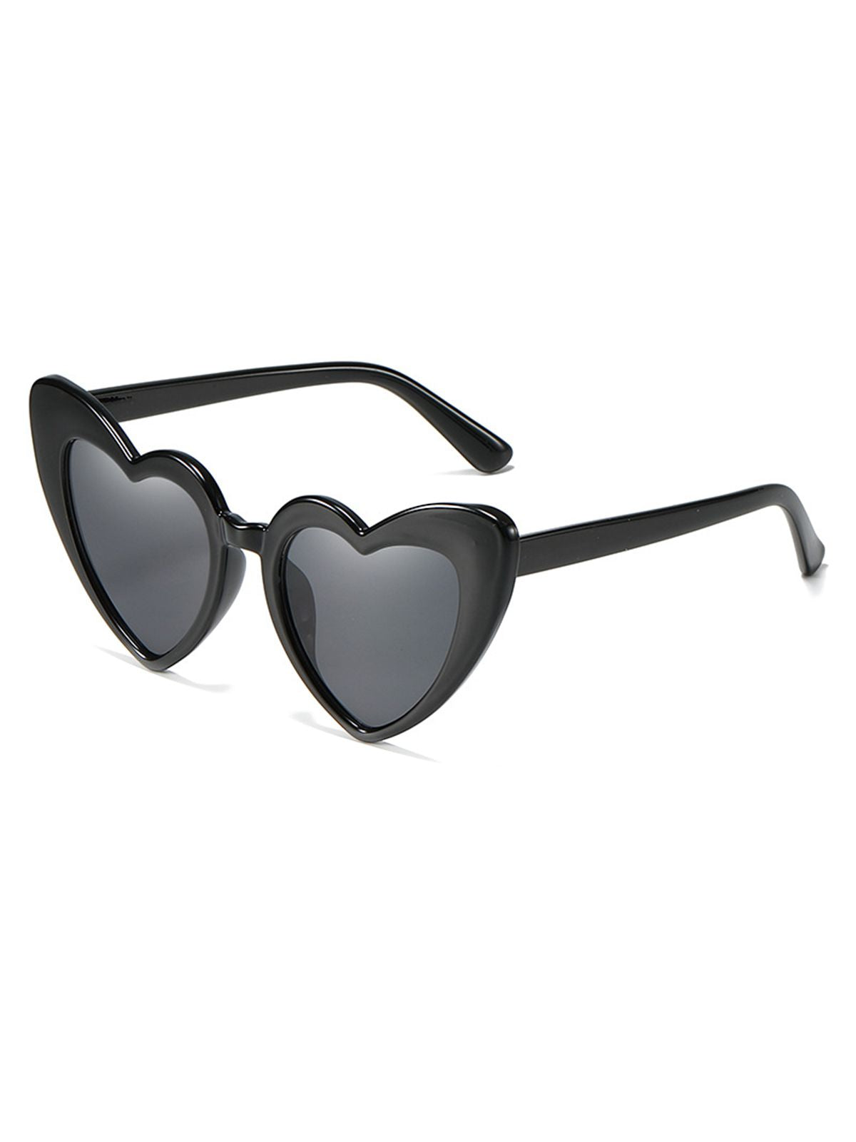 Vintage-Sonnenbrille mit Herzrahmen aus Metall