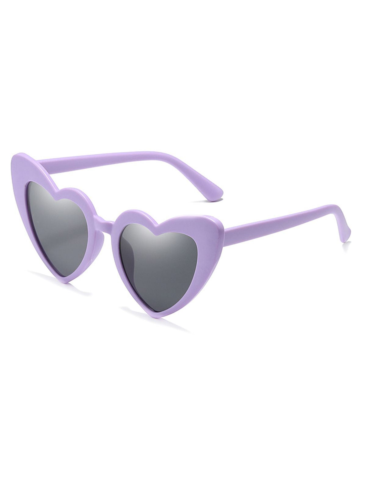 Vintage-Sonnenbrille mit Herzrahmen aus Metall