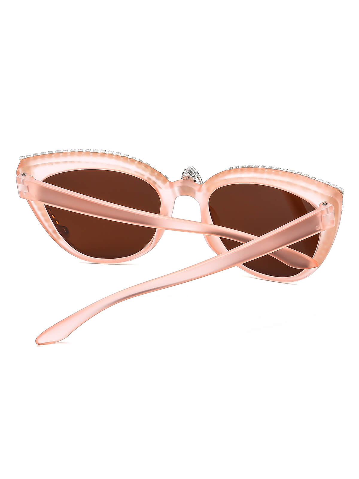 Vintage Cat Eye Sonnenbrille mit Strass