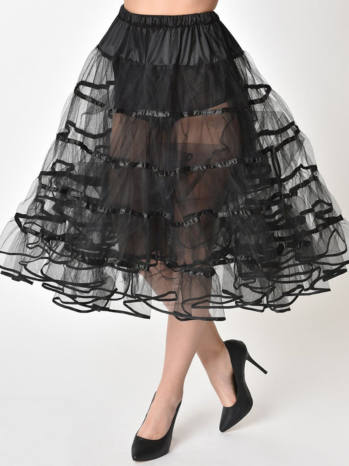 1950s Ruffled Petticoat Underskirt