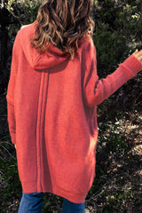Dolman Sleeve Hooded Cardigan