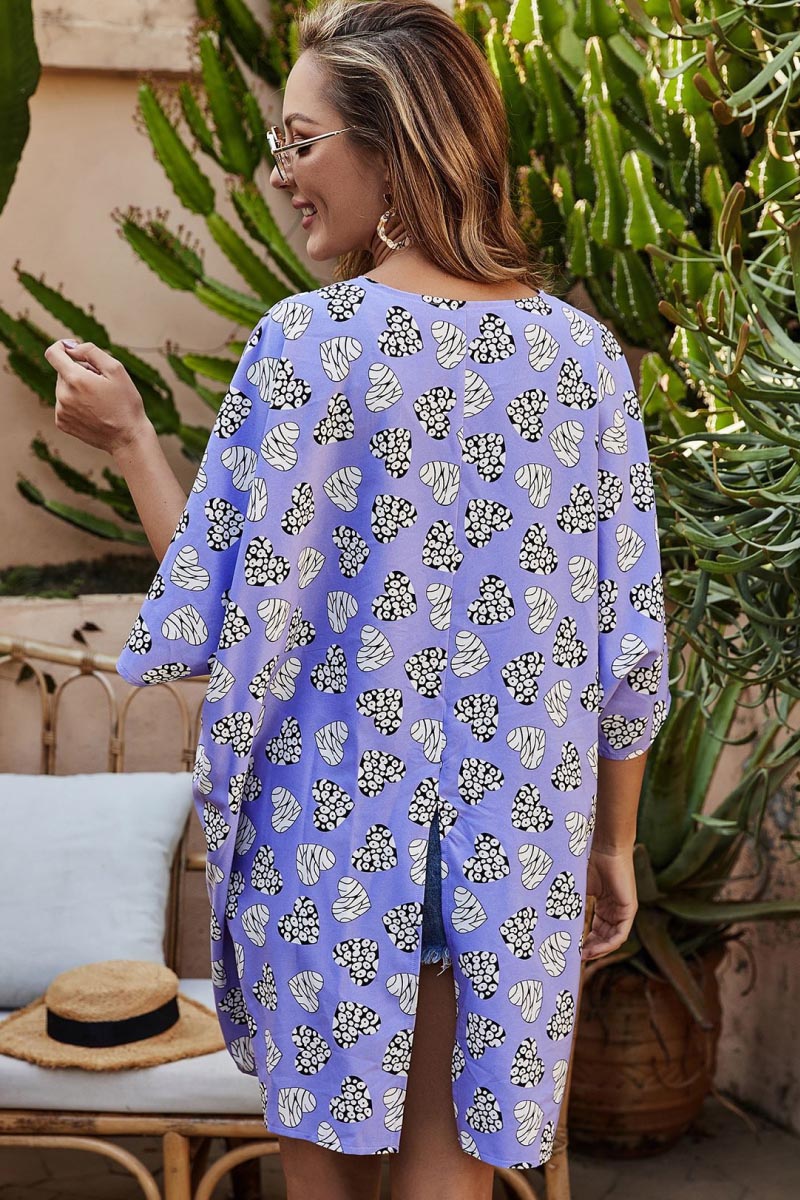 Floral Split Bandage Cover Up