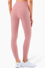 Nahtlose Yoga-Leggings mit hoher Taille und Knöchellänge