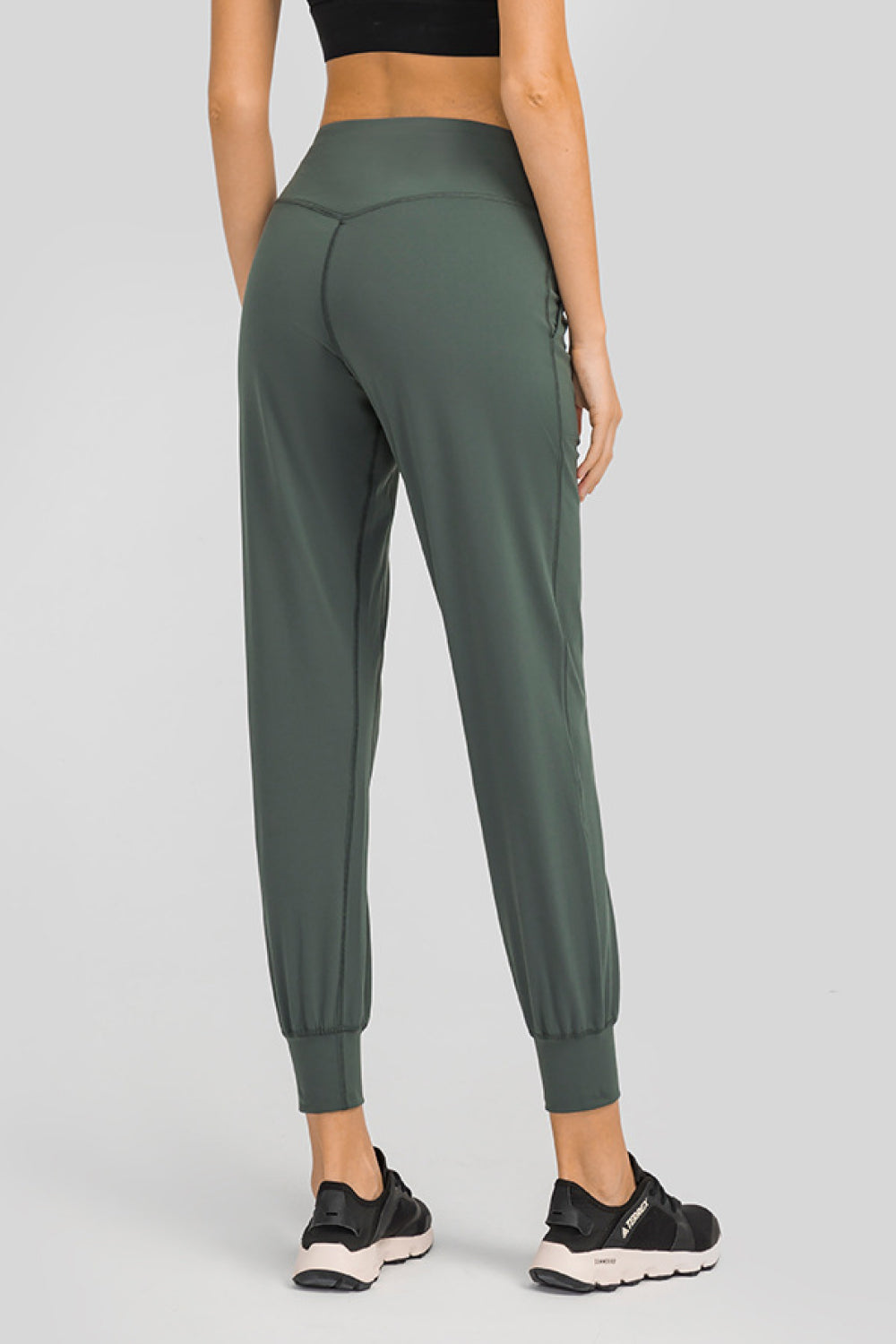 Wide WaistbSlant Pocket Pants