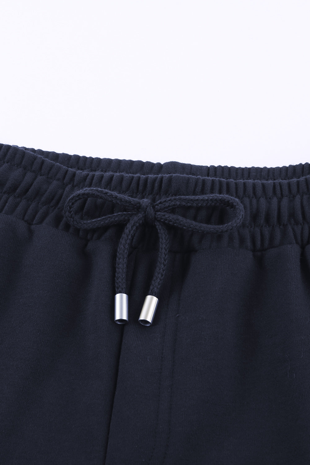 Shorts mit Bündchen und Kordelzug in der Taille