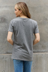 T-shirt graphique en coton Simply Love MAGICAL NIGHTS LIVE YOUR DREAMS