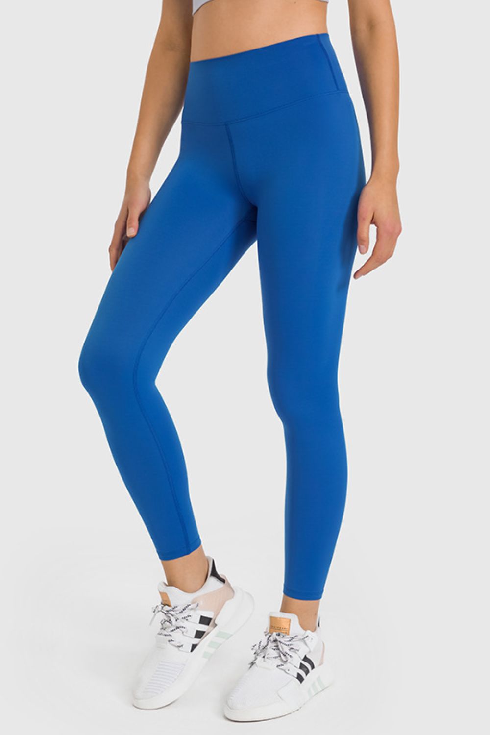Knöchellange Yoga-Leggings mit hoher Taille