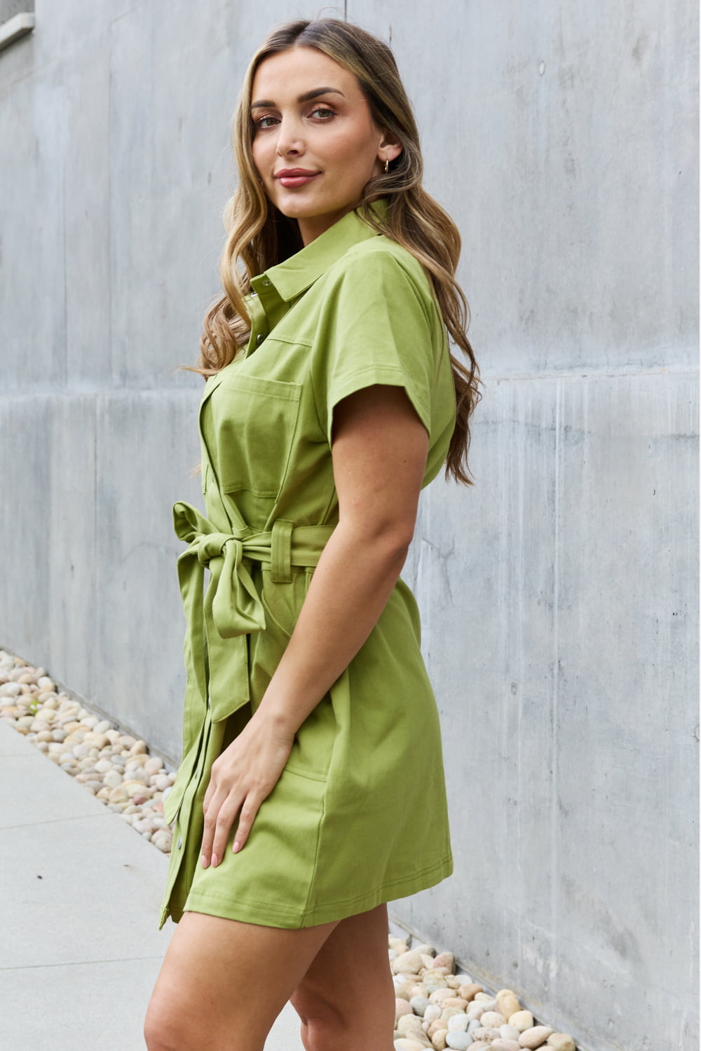 Robe boutonnée pleine grandeur Jady By Jane Stick With Me