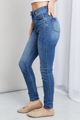 Jean skinny Judy Blue taille haute en denim rafraîchissant
