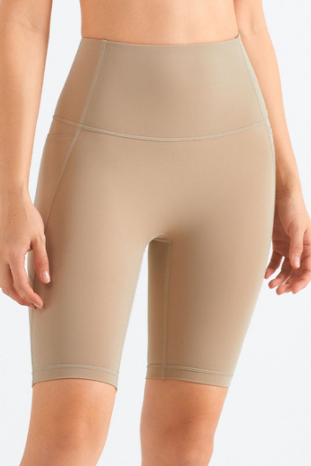 Feel Like Skin – Bikershorts mit elastischer Taille und Taschen