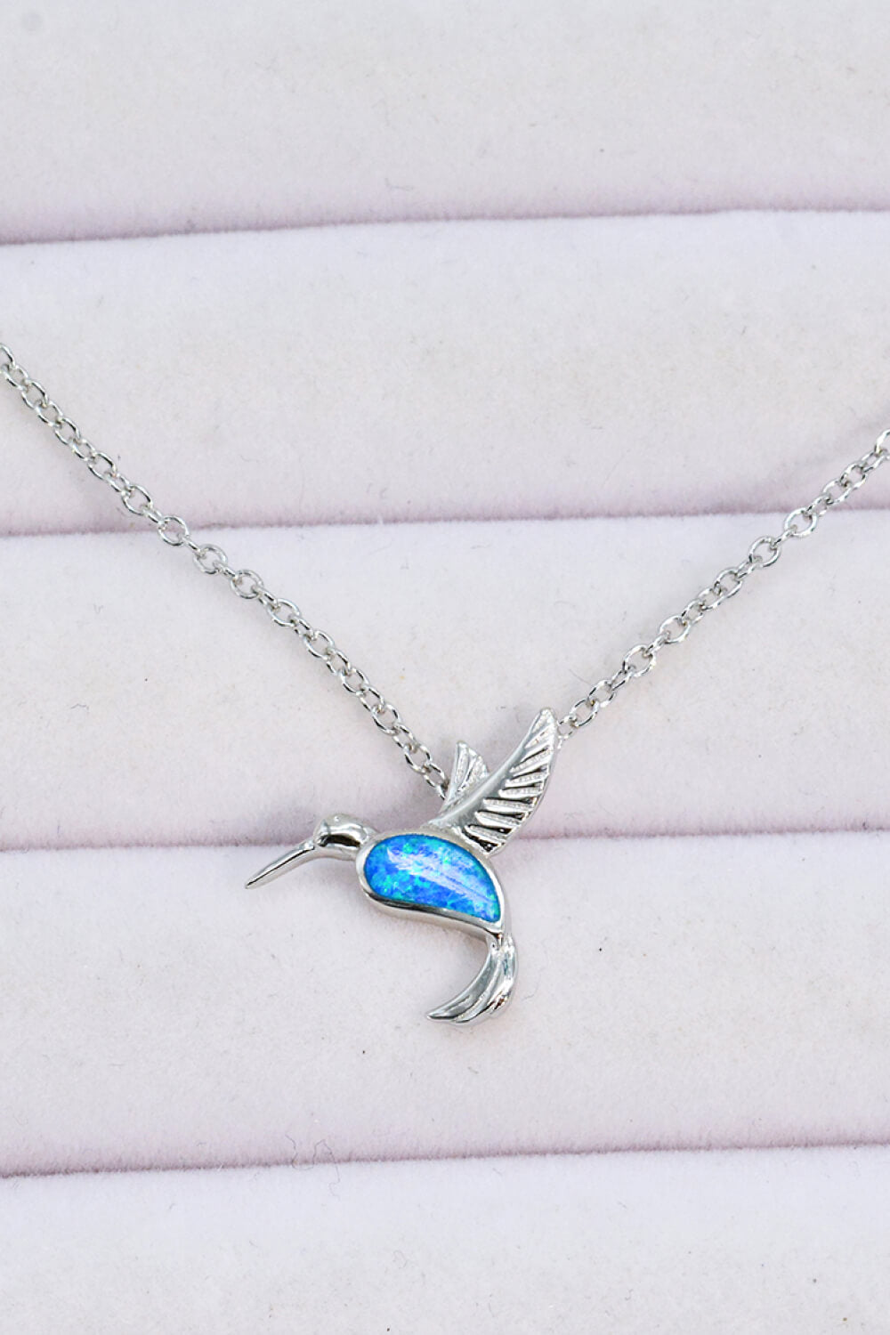 Opalvogel 925 Sterling Silber Halskette