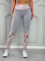 Printed Wide WaistbActive Leggings