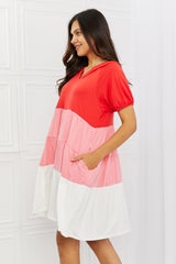 Robe à capuche couleur bloc pleine grandeur My Only Wish de Culture Code