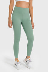 Knöchellange Yoga-Leggings mit hoher Taille