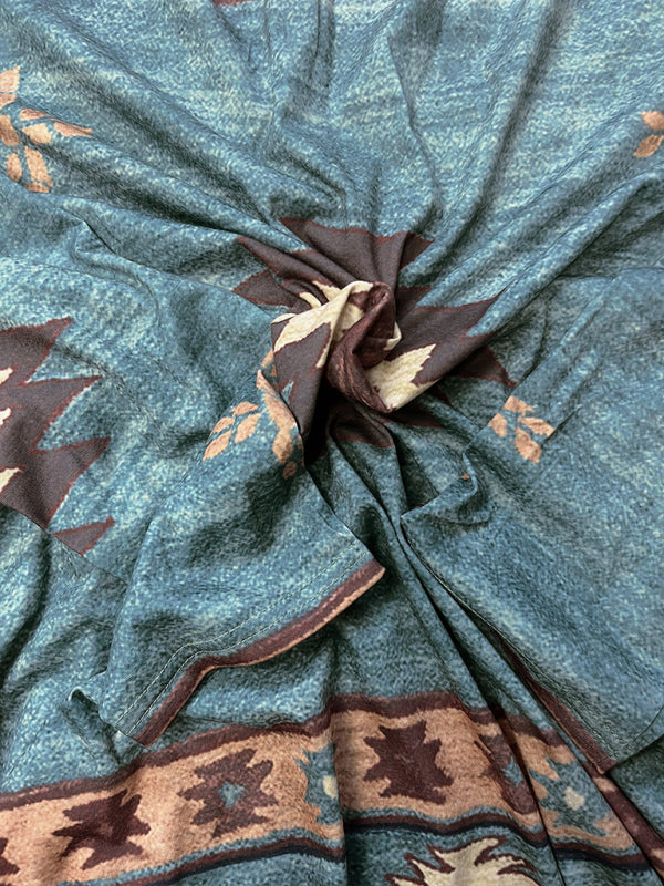 Lässiger ethnischer Azteken-Cardigan für Damen 