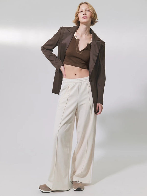 Damen-Strickjacke mit halblangen Ärmeln, kleine fliegende Ärmel, kurze Weste 