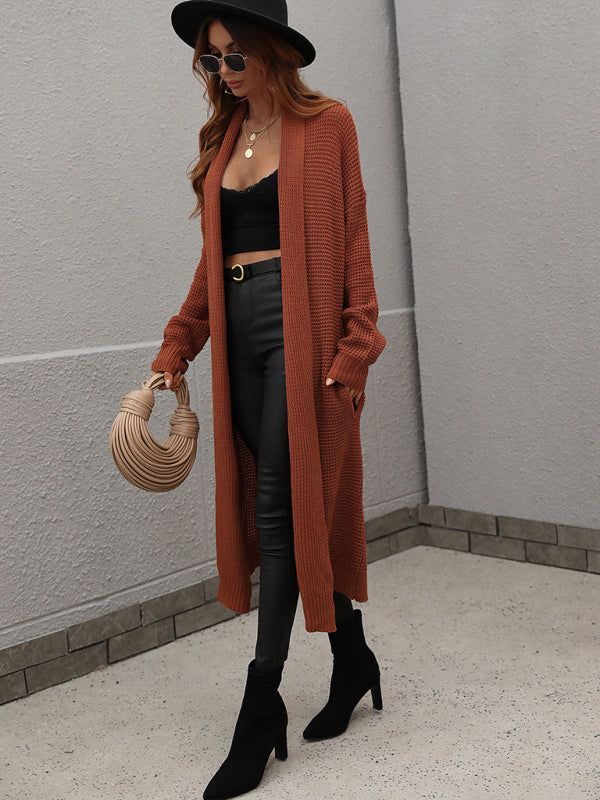 women's knitted cardigan's loose sweater