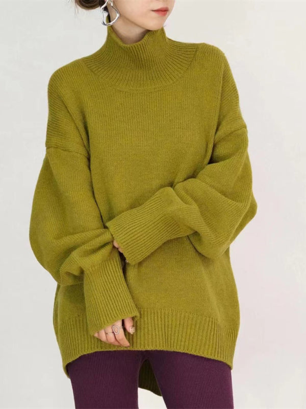 Lockerer Rollkragenpullover für Damen 