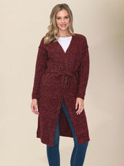 Lässiger, langer Strickpullover für DamenRP0023526 
