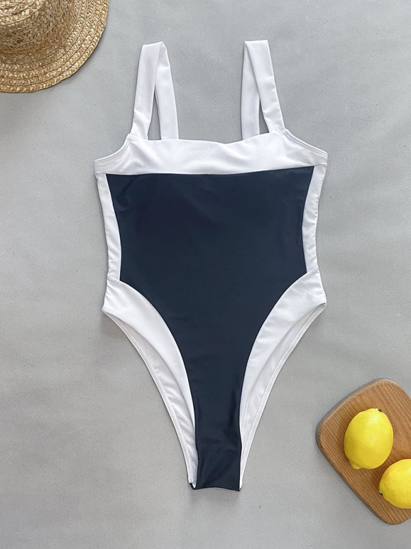 Women's Elegant Color Block Swimsuit