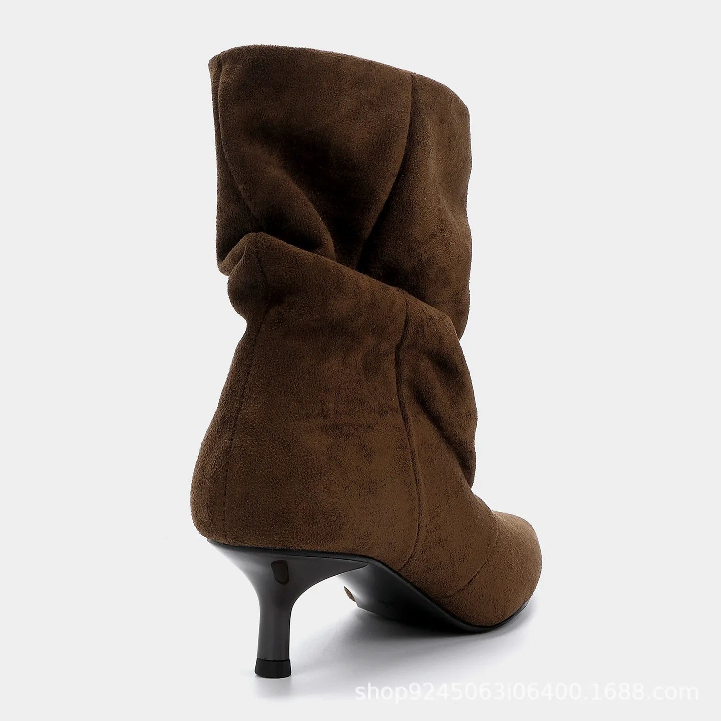 Vintage Ruched Slouchy Boots