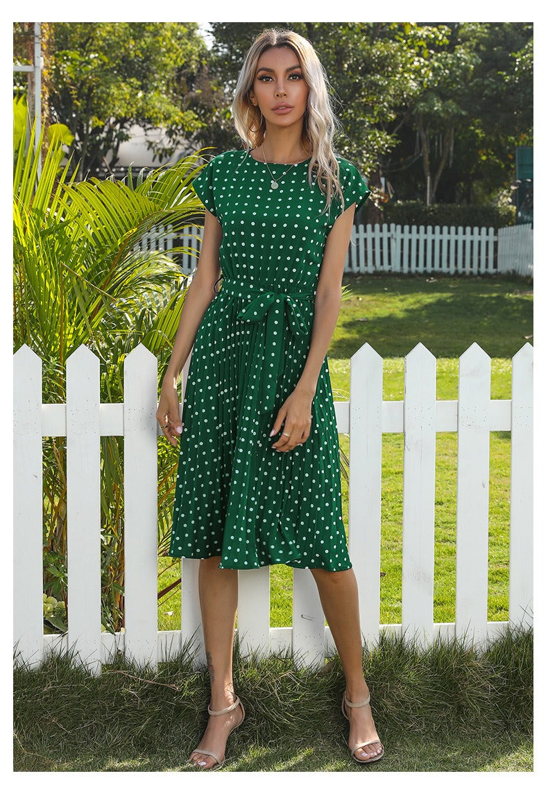 Belted Tee Dress With Pockets