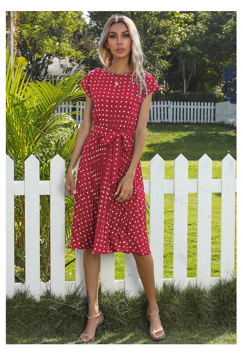 Belted Tee Dress With Pockets