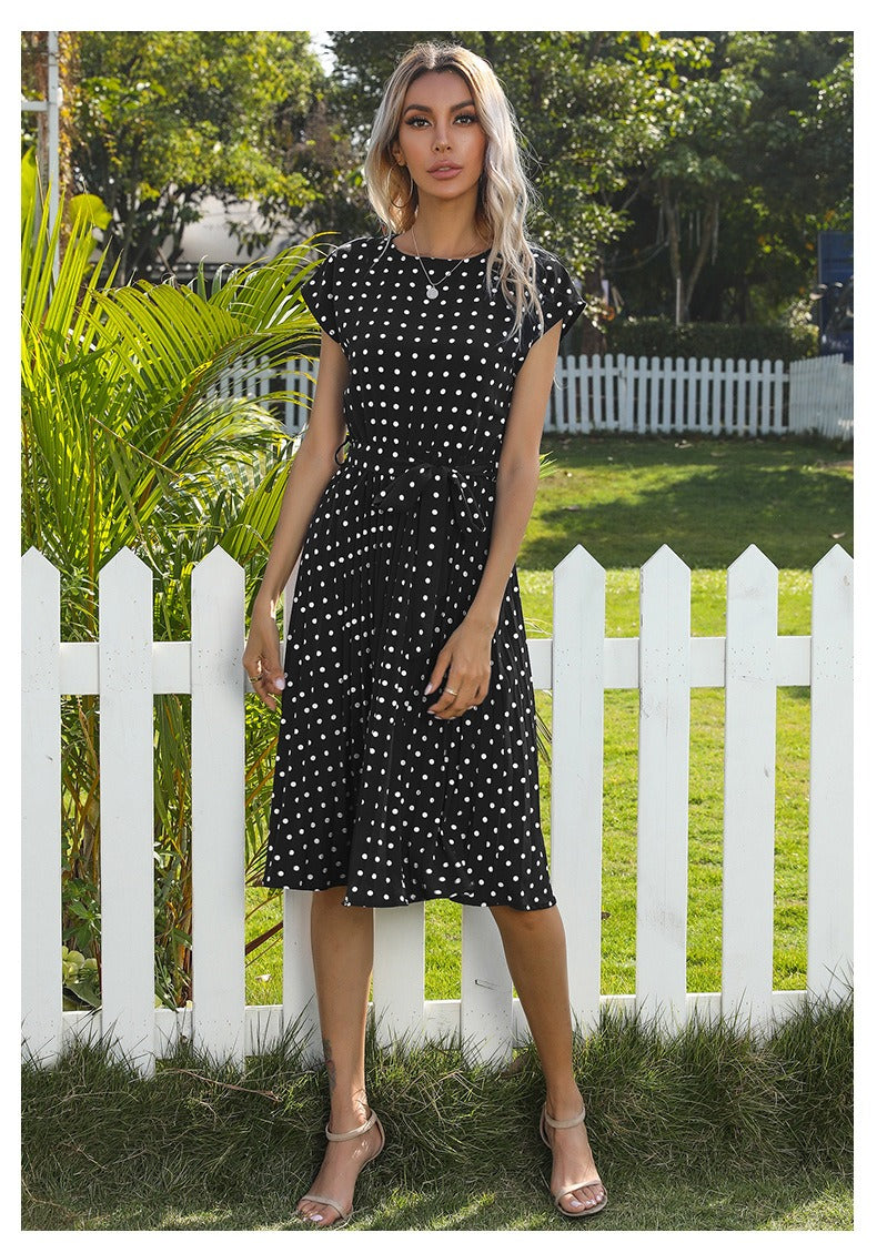 Belted Tee Dress With Pockets