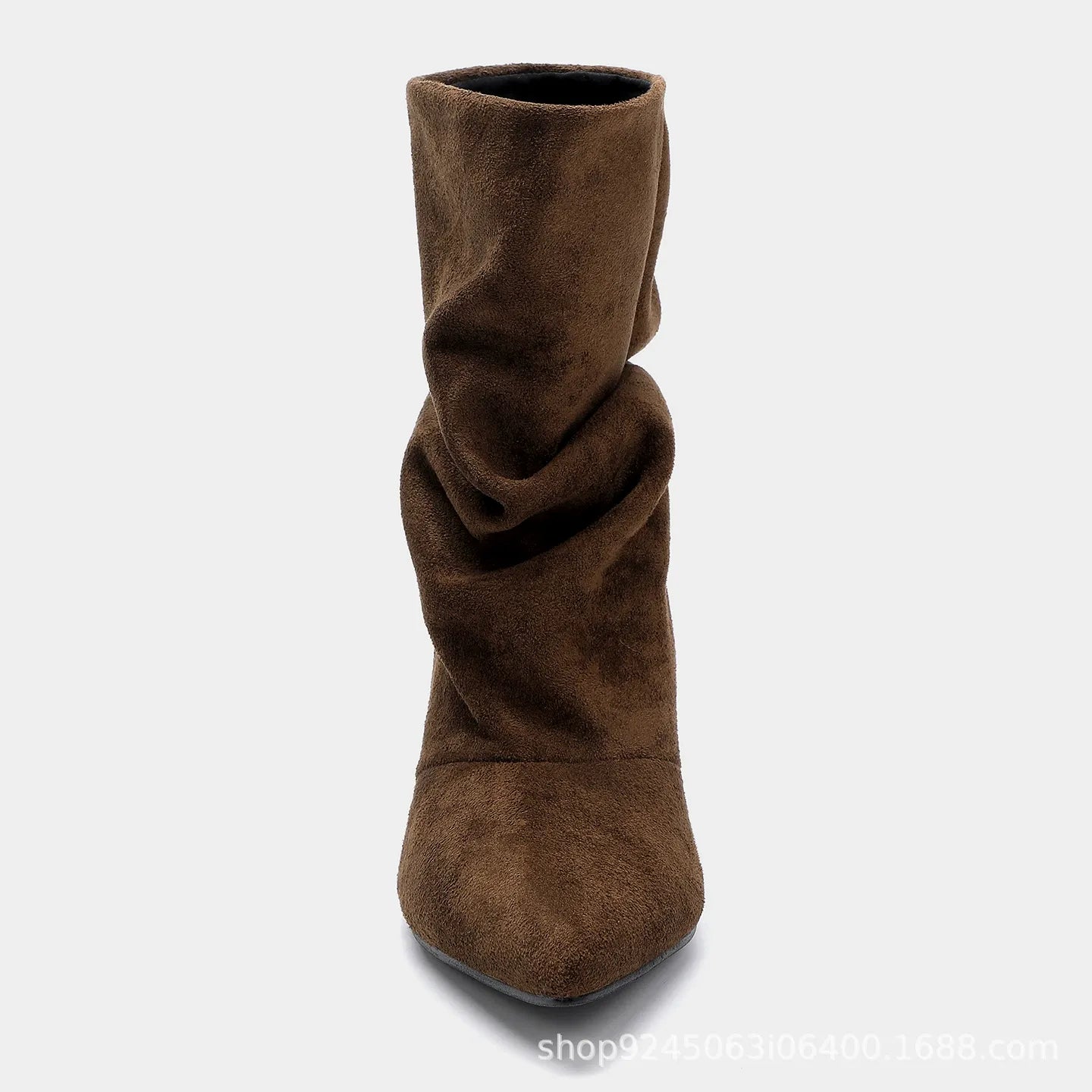 Vintage Ruched Slouchy Boots