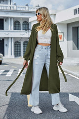Lockerer Strickpullover mit Riemchenmuster für Damen 